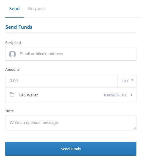 coinbase send