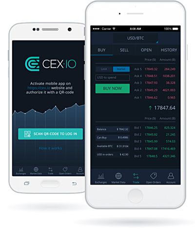 cex.io mobile app